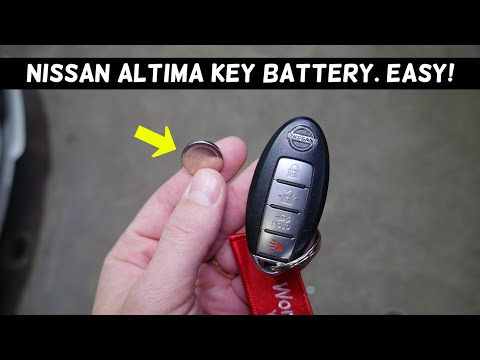 NISSAN ALTIMA KEY FOB BATTERY REPLACEMENT 2007 2008 2009 2010 2011 2012 2013 2014 2015 2016 2017