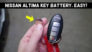 NISSAN ALTIMA KEY FOB BATTERY REPLACEMENT 2007 2008 2009 2010 2011 2012 2013 2014 2015 2016 2017