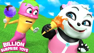 Download lagu Tempat bermain es krim dengan bayi panda🍦 Lagu Anak | BST Kids Bahasa Indonesia mp3