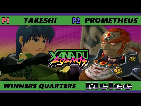 Xanadu Legends 3 Winners Quarters - Takeshi (Marth) Vs. Prometheus (Ganondorf) Smash Melee - SSBM