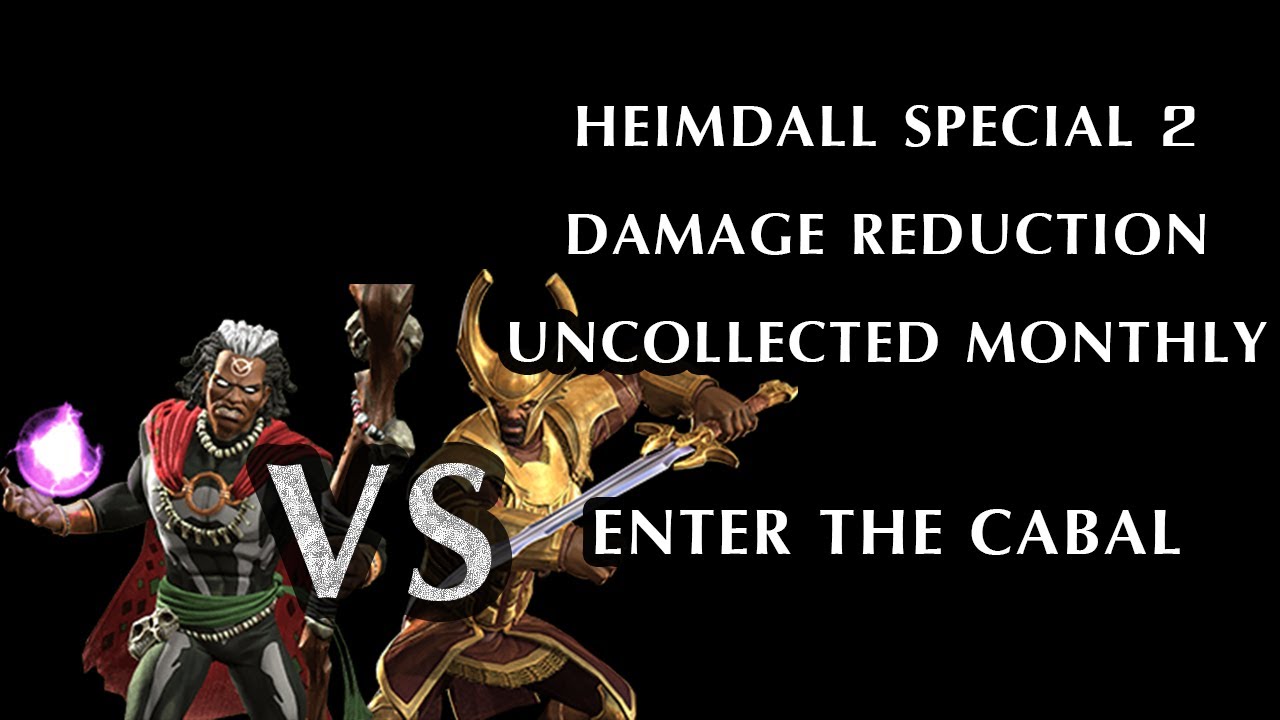 Heimdall Special 2 Damage Reduction | Enter the Cabal - Marvel Contest of Champions
