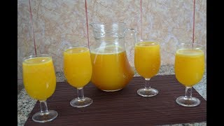 عصير طبيعي بكمية كثيرة روعة في المداق احسن من الجاهز بفاكهة واحدة فقط