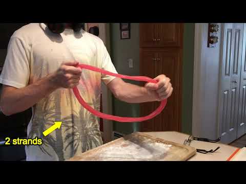 Cotton candy (hand pulled technique)