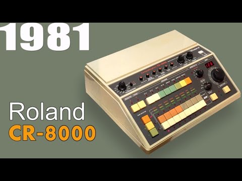 Roland CR-8000 CompuRhythm 1980s - White image 5