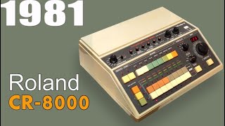 Video thumbnail for ROLAND CR-8000 Analog Drum Machine 1981 | HD DEMO by AnalogAudio1