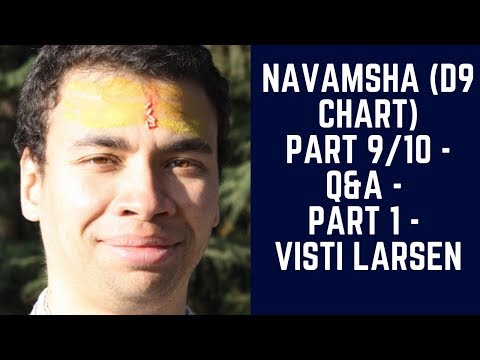 NAVAMSHA (D9 CHART) PART 9/10 -  Q&A - PART 1 - VISTI LARSEN