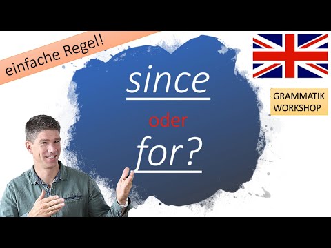 Using "since" vs. "for" - explained! English grammar
