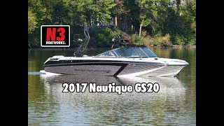 2017 Nautique GS20 - Gunmetal - On Water || N3 Boatworks
