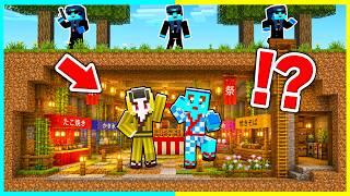逃走中でバレずに夏祭り会場を作って遊んでるドッキリwww【まいくら / マインクラフト】