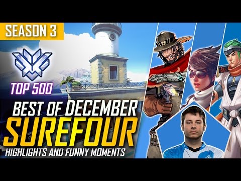Overwatch ► C9 Surefour 'Best of December' [EPIC Plays and Funny Moments]