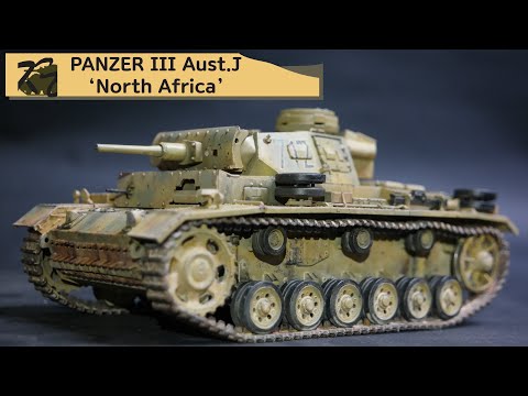 German panzer III Aust. J  'North Africa'  ACADEMY 1/35