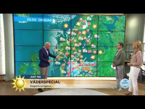Där varnas det för vädret! - Nyhetsmorgon (TV4)