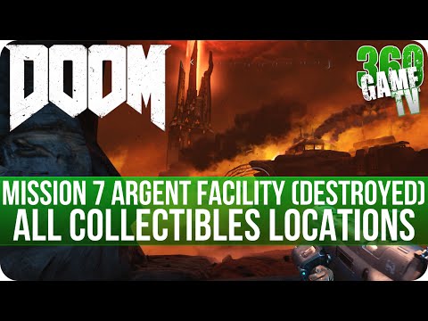 Doom Mission 7 All Collectibles (Secrets, Collectibles, Data Logs, Runes, Elite Guards, Drones)