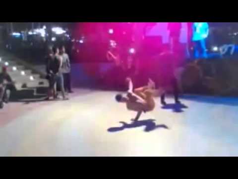 Bboy C lil 2012   Elbow Onehanded to Flare   @Ton Taan Battle 2012 - Break Dance