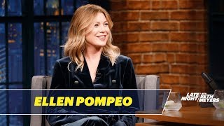 Ellen Pompeo pour Late Night partie 2