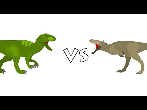 MTBA - Polar Allosaurus vs Australovenator (Mini collab with Agustín Aponte)
