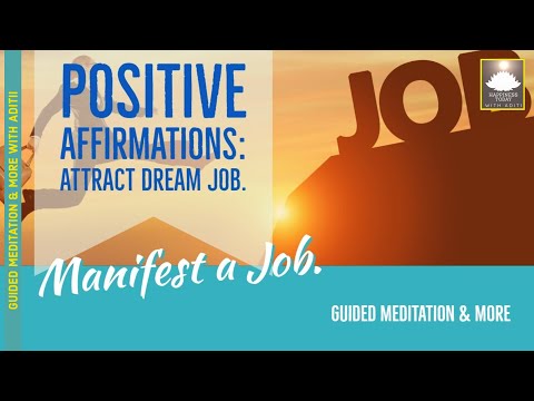 Positive Affirmations | Find A Job | Career | Aditi Video