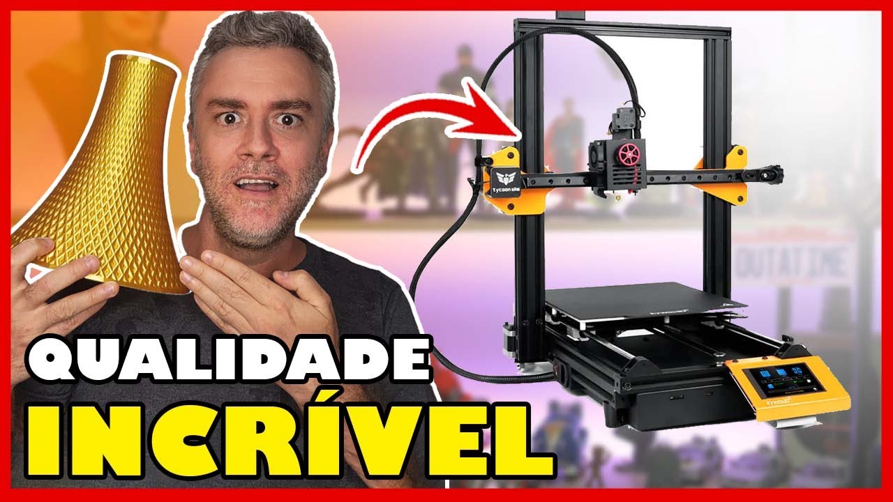 Análise IMPRESSORA 3D Tycoon Slim - Essa eu recomendo!