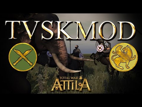 Total War Attila Tuskmod Battle 1 - WalrusJones vs Obelix