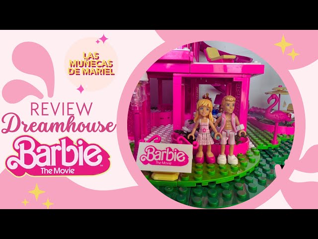 Vídeo relacionado con Mega Barbie Dreamhouse Casa con Bloques de construcción, Mini muñecas y Accesorios, Juguete +5 años (Mattel HPH26)