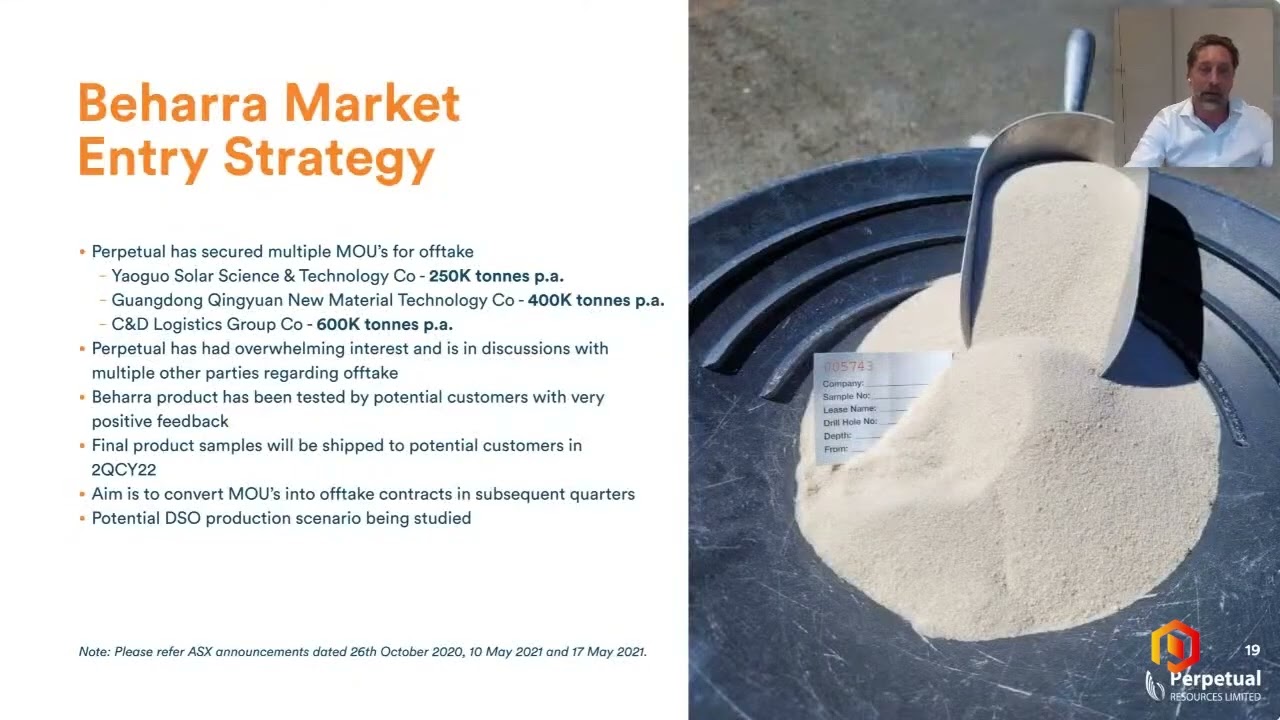Perpetual Resources talks about "the Midwest's leading high-grade silica sand project" in Proactive webinar