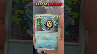 DECEPÇÃO DO DIA EP 8 - Abrindo Triple Pack de Raio Preto #pokemon #cartaspokemon #pokemontcg #shorts