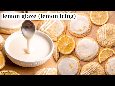 Lemon Glaze (Lemon Icing) Recipe