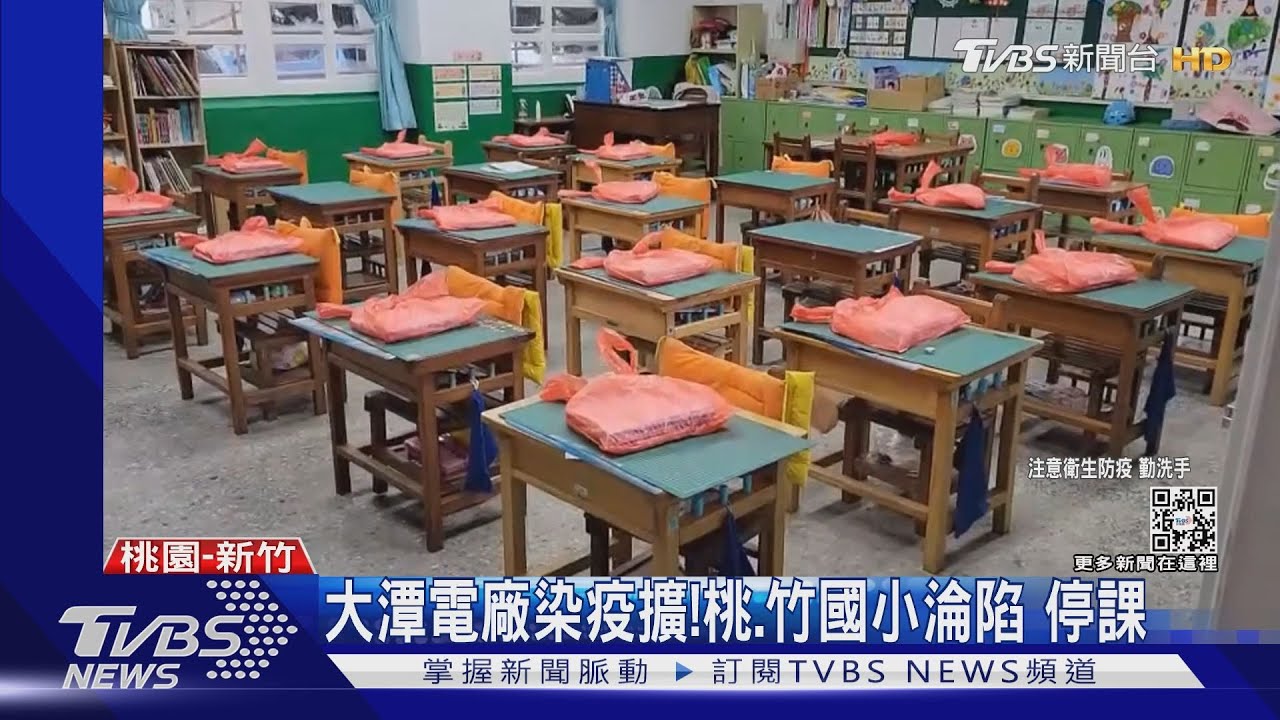 大潭電廠染疫擴!桃、竹國小淪陷停課