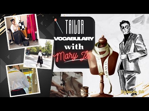 The Tailor English Vocabulary | Sastrería - Vocabulario en Inglés EP. 8