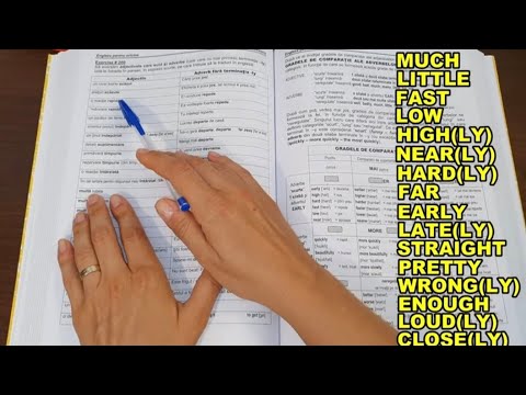 Lesson # 181 – ADVERB (3) – Adjectives that can also be adverbs (without –LY): FAST, MUCH, LITTLE...