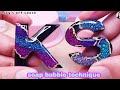 soap bubble technique in resin letter • new resin design • Resin Art • Resin Crafts | DIY Gifts
