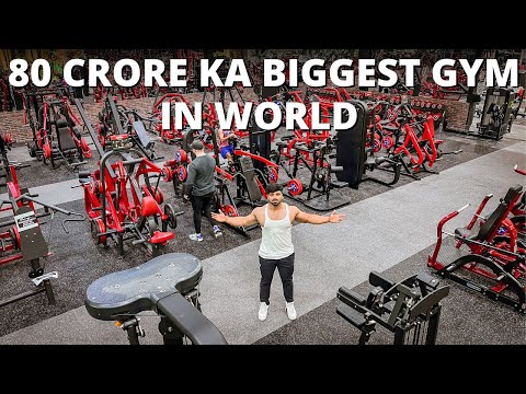 80 CRORE KA BIGGEST GYM IN THE WORLD - THE MOST EXPENSIVE GYM