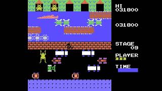 Frogger (MSX port) 14-stage session for 1 Player 🐸