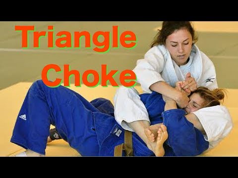 【柔道】女子柔道選手による凄まじい三角絞めの数々・・！“あの〜、足緩めてもらえません？ ” 【凄技】women’s judo sankaku newaza