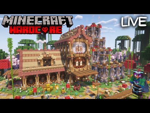 WaxFraud's Insane Ancient City Barn Build - Hardcore Minecraft Let's Play 1.20