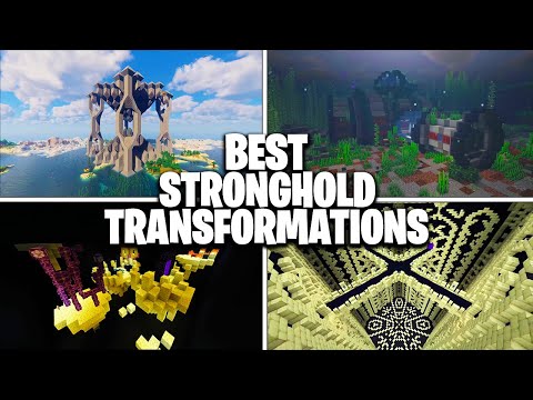 BEST Minecraft Stronghold Transformations of ALL Time