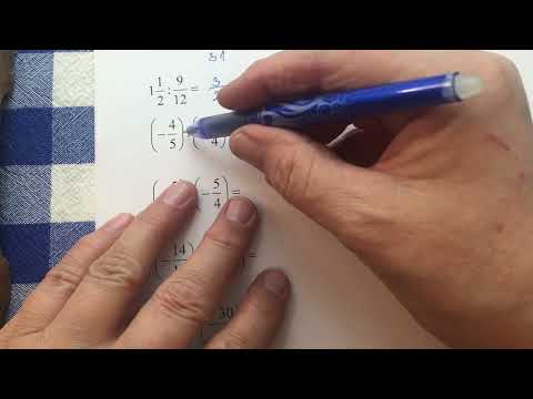 A reciprok; Osztás törttel