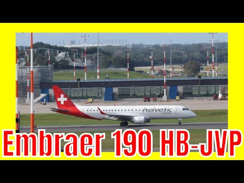 🇨🇭Helvetic Airways  HAM-ZRH  LX1053 Embraer 190/195 - MSN 387    HB-JVP  Airplane Airline Airport