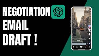 How to Use ChatGPT for Negotiation Email Draft !