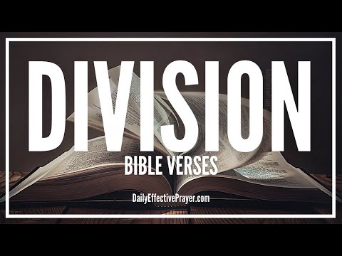 Bible Verses On Division | Scriptures Against Division (Audio Bible) Video