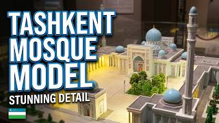 Architectural model in Islamic civilization museum in Tashkent Uzbekistan
