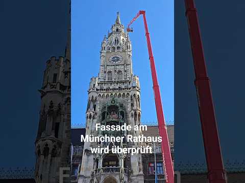 Fassade am Münchner Rathaus wird überprüft