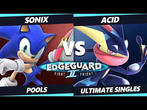 Edgeguard II - Sonix (Sonic) Vs. Acid (Greninja, Yoshi) SSBU Ultimate Tournament
