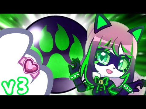 Miraculous Oc Silvian Blackitty Transformation [Gacha Animation] #miraculous #gachalife