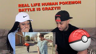 Couple Reacts : Human Pokemon Battle is Too Crazy!! LOL