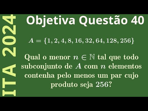 ITA 2024 - Questão 40 - Objetiva de Matemática