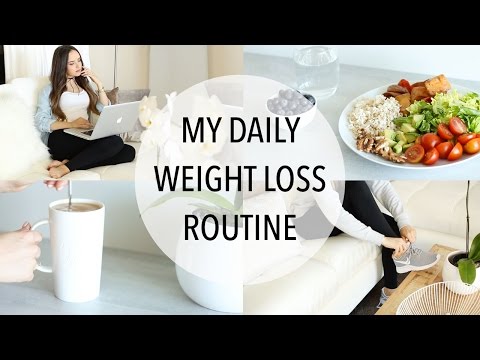 MY DAILY WEIGHT LOSS ROUTINE | Easy Ways To Lose Weight!