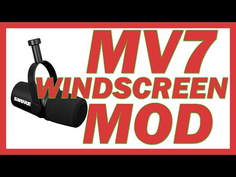 MV7X Windscreen Mod - In Under 60 Seconds