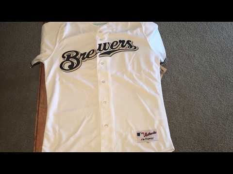 Milwaukee Brewers Majestic Home White Authentic Baseball Jersey | Jersey Review #31
