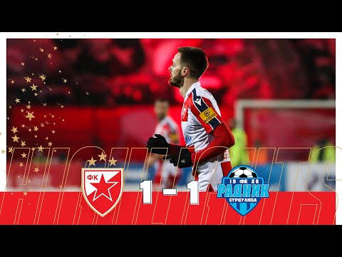 FK Crvena Zvezda Belgrad 1-1 FK Radnik Surdulica 